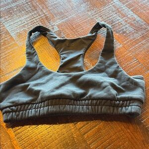 ALO Yoga black Sports Bra
